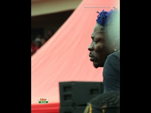 Shatta Wale weeps at Ebony's one week celebration