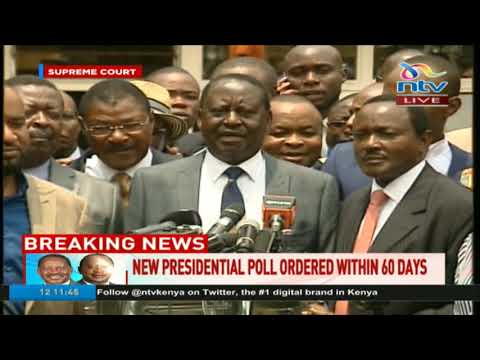 Raila Odinga: This is a historic moment for Kenya and Africa