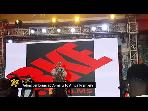 Adina performs at Coming To Africa Premiere