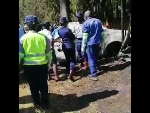 Scenes from Ginimbi's Accident