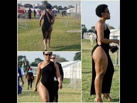 South Africa's Dancer Zodwa Wabantu's Outfit Doesn't Include Underwear