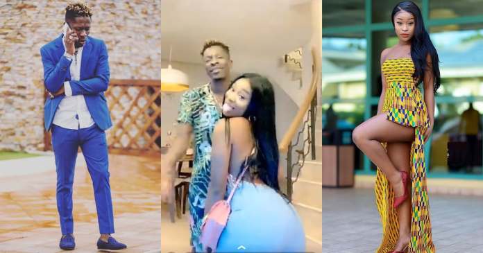 Shatta Wale caught in bed with Efia Odo