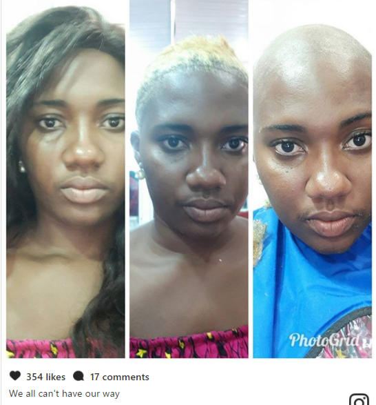 Abena Korkor shaves hair, forgives sex payers as she embraces new beginning