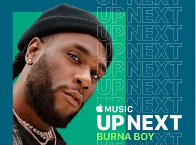Burna Boy is Apple Music’s ‘Up Next’ Artiste