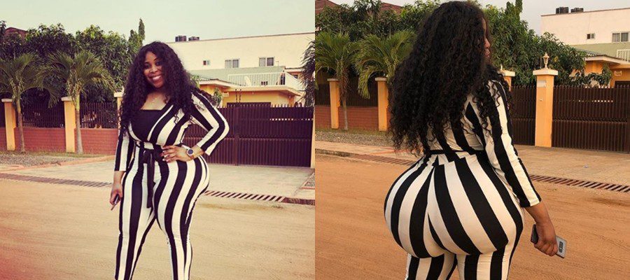 Instagram model Jaye Love flaunts her big-all-natural butt in Accra