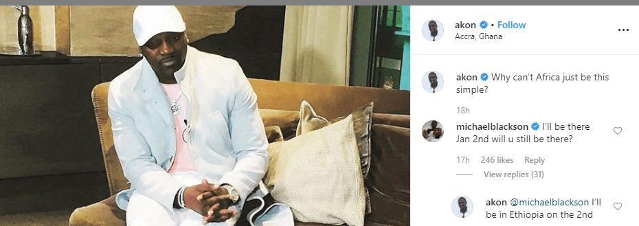 Michael Blackson wants to celebrate New Year in Ghana with Akon