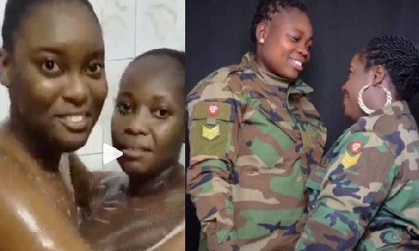Romantic video of Ghanaian lesbian 'soldiers' goes viral