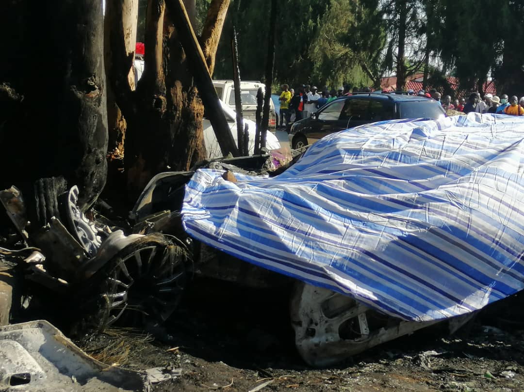 Photos From Ginimbi Kadungure Fatal Accident Scene