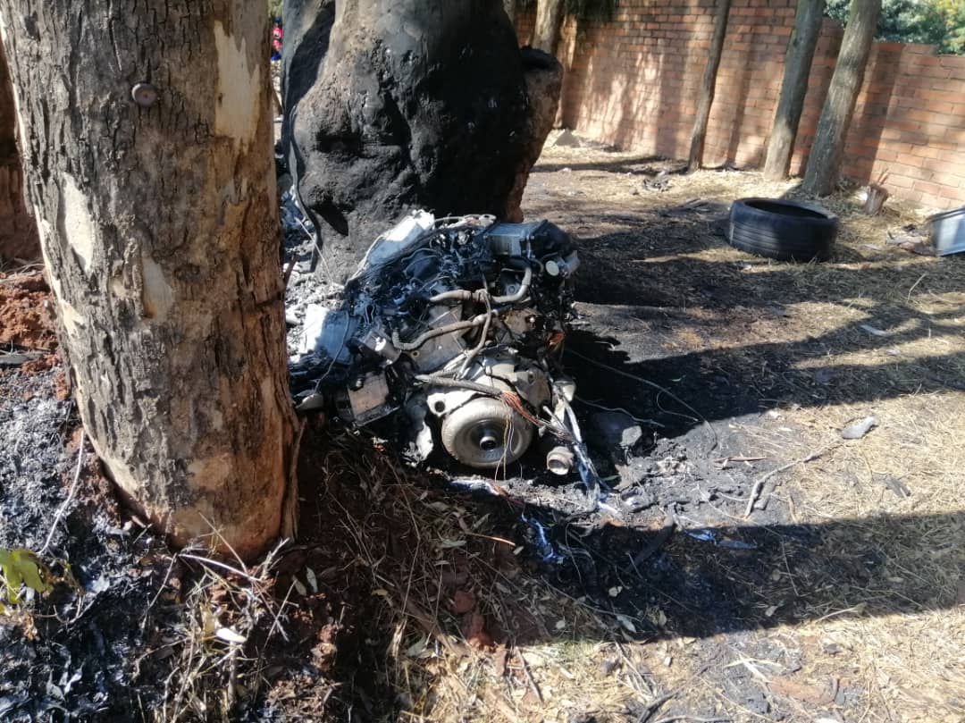 Photos From Ginimbi Kadungure Fatal Accident Scene