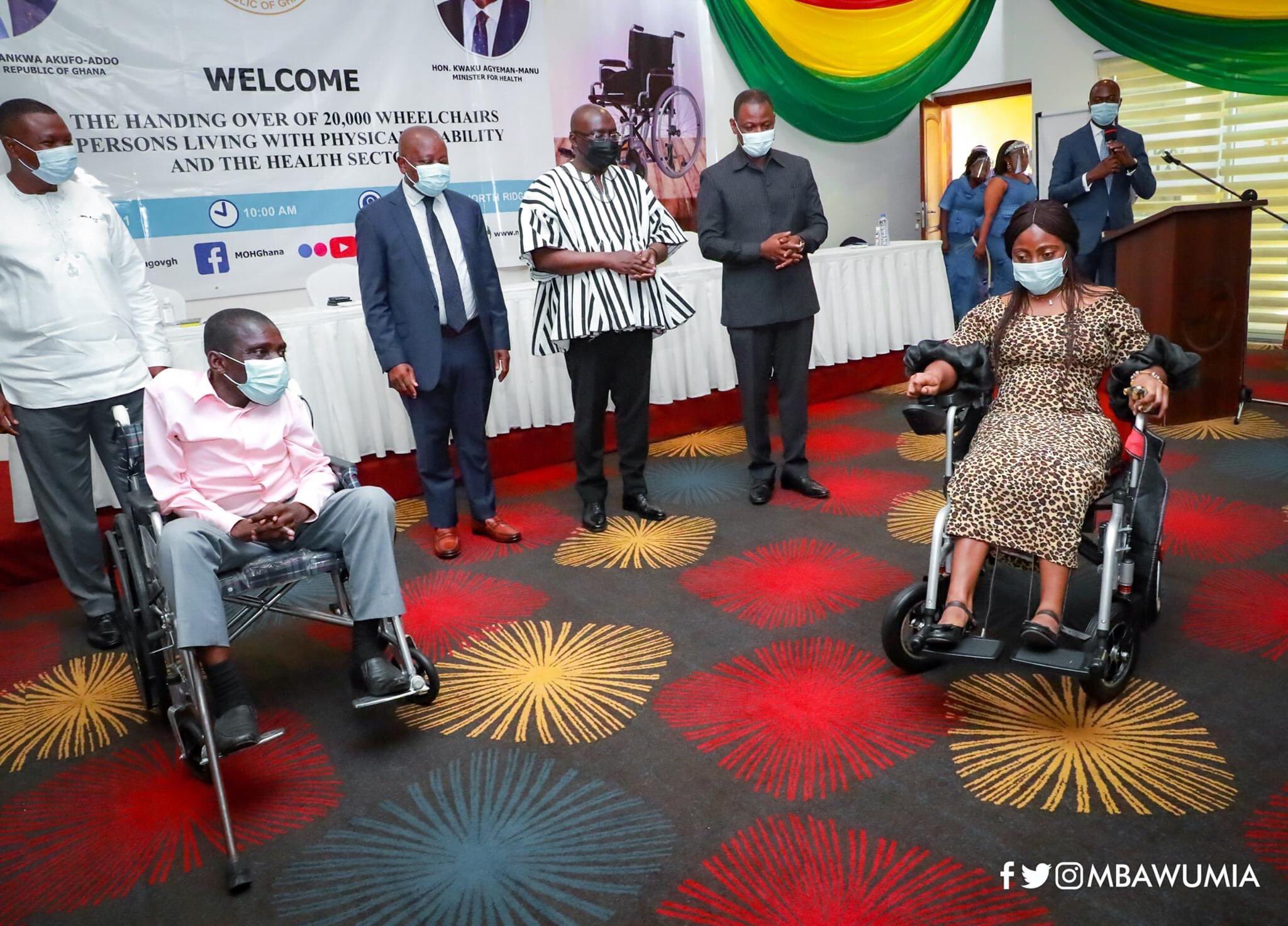 World Bank donates wheelchairs