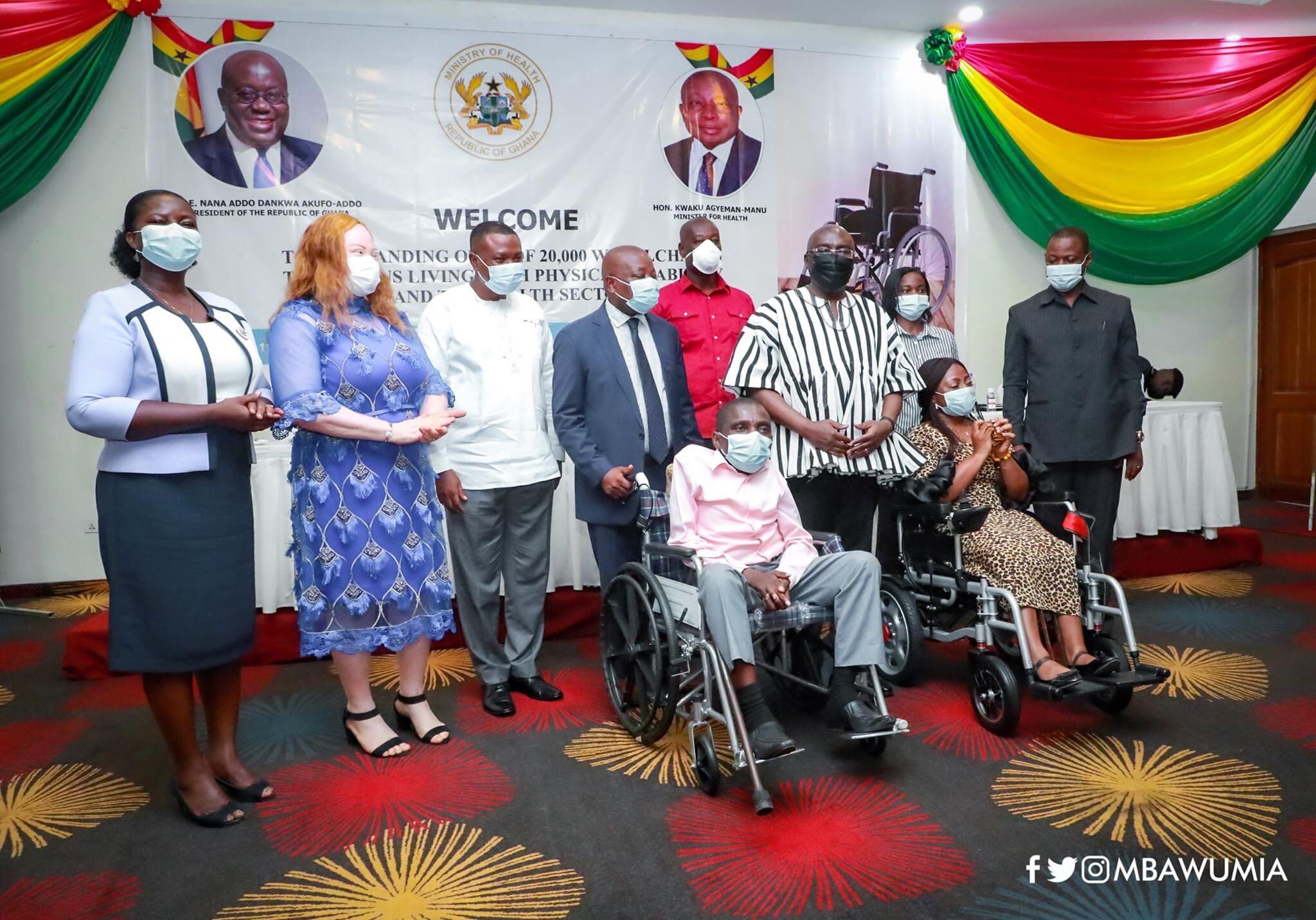 World Bank donates wheelchairs