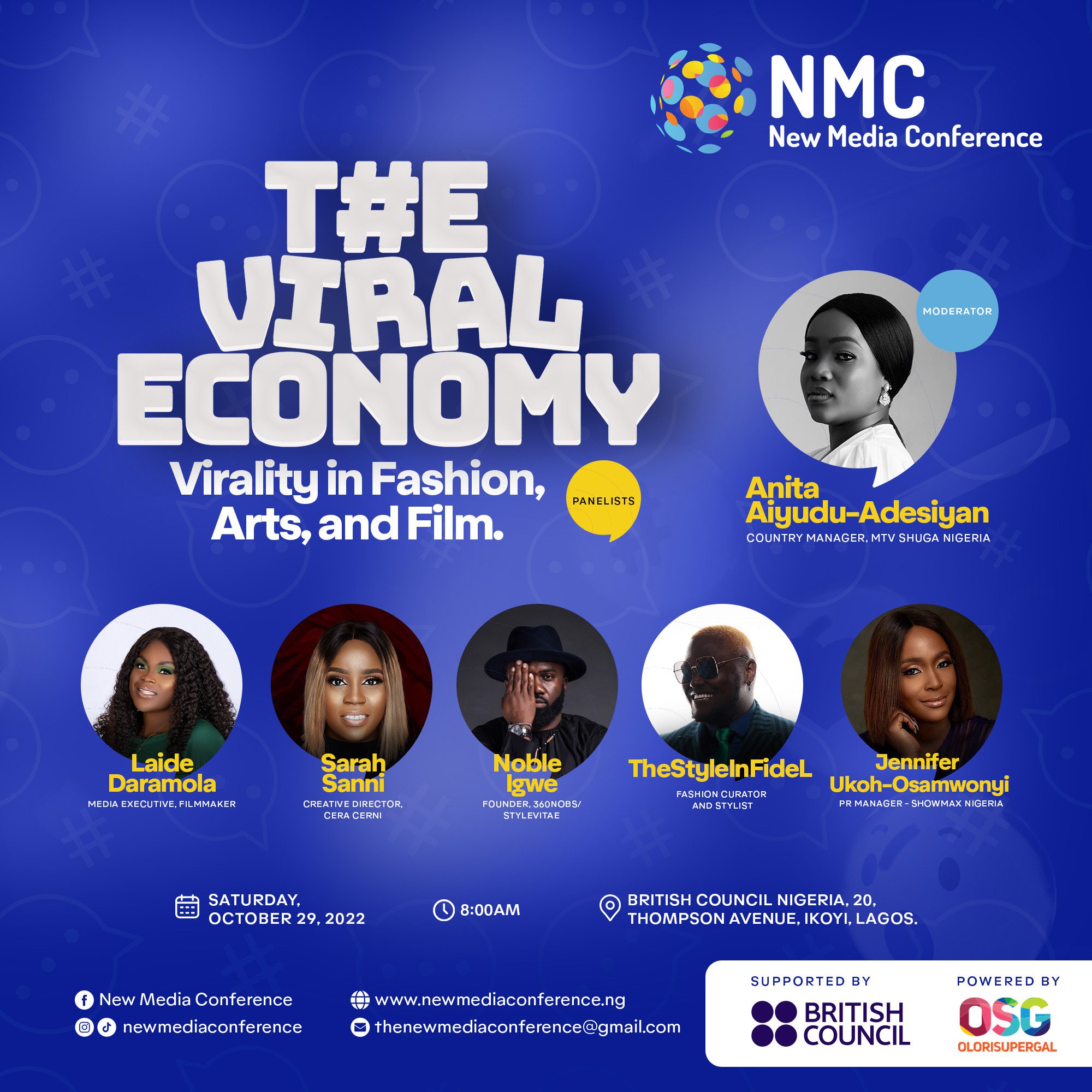 Mr Macaroni, Dr Pam Pam, Others for “The Viral Economy” Conference