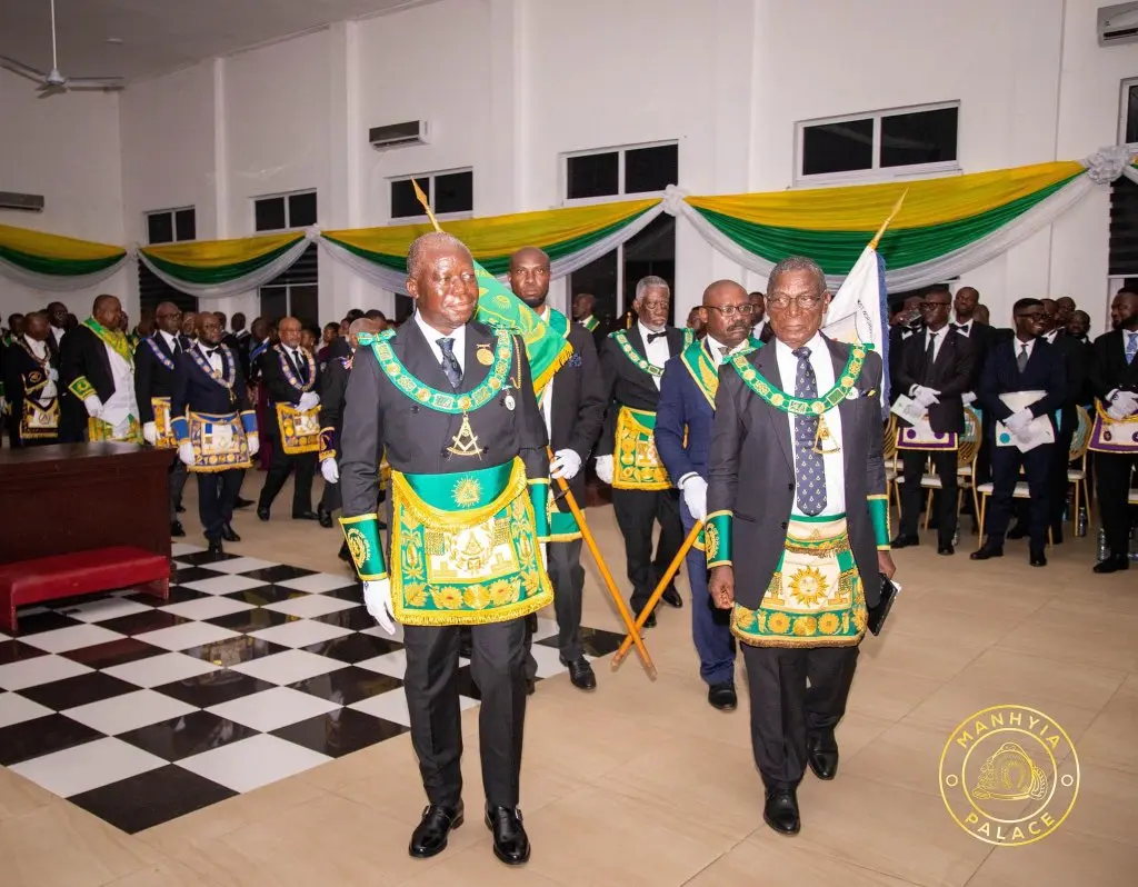 Freemasons Honour Most Worshipful Bro Otumfuo Osei Tutu II
