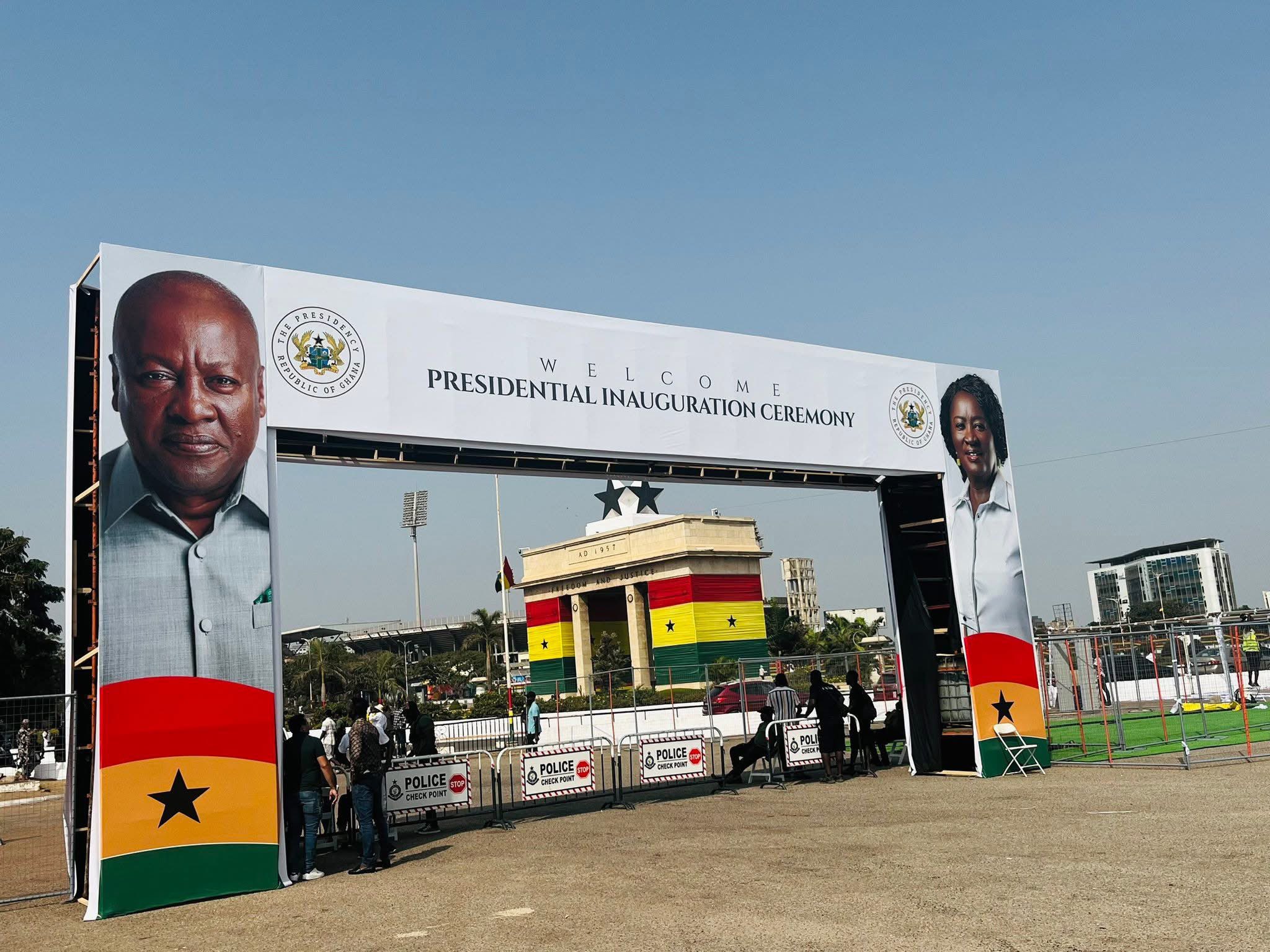 Live Coverage: Swearing-In of John Dramani Mahama as Ghana’s President