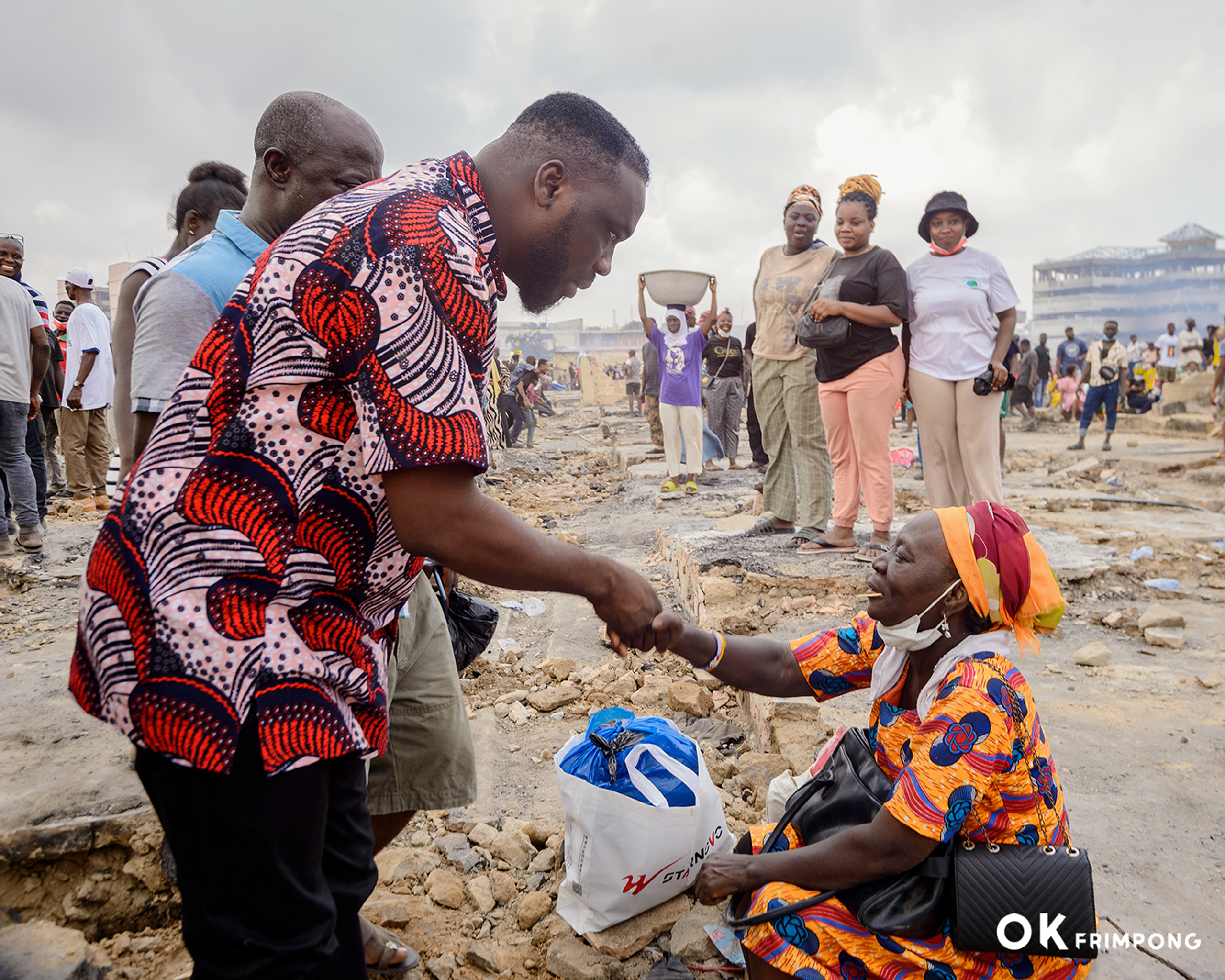 Kantamanto Fire: Ohene Kwame Frimpong Donates GHC 10,000