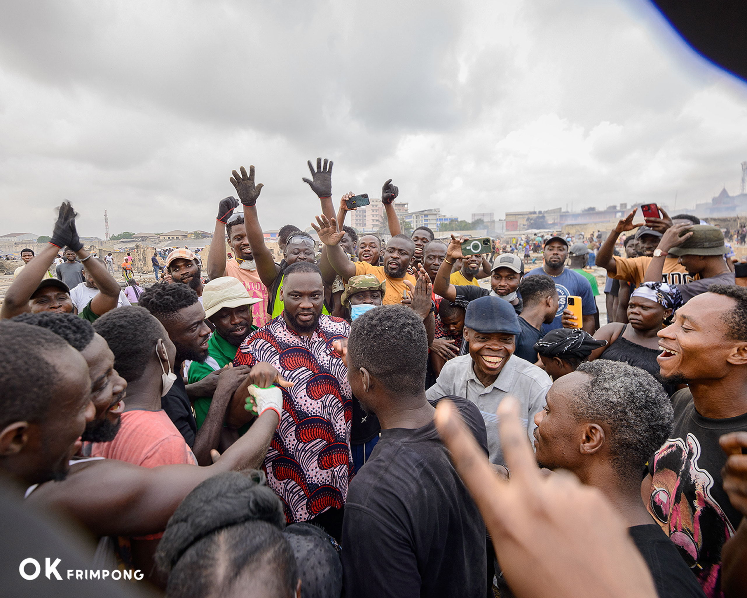 Kantamanto Fire: Ohene Kwame Frimpong Donates GHC 10,000 