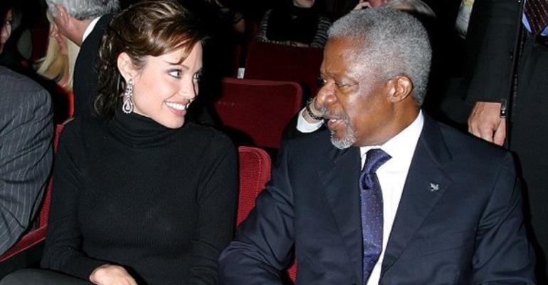 Kofi Annan was a world statesman with a strength of purpose - Angelina Jolie