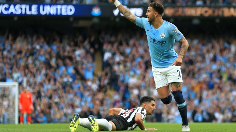 Kyle Walker ends goal drought in Man City victory over Newcastle