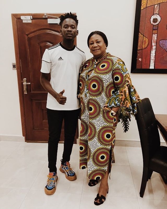 First Lady Rebecca Akufo-Addo hosts Nigerian musician Mr Eazi