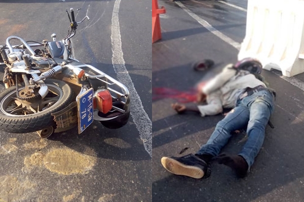 Tema motorway accident: Tipper truck kills Motorcyclist