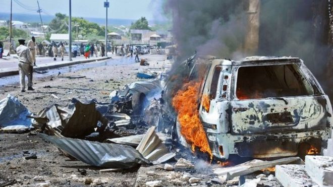 Three dead in Somalia after bomb blast in Mogadishu
