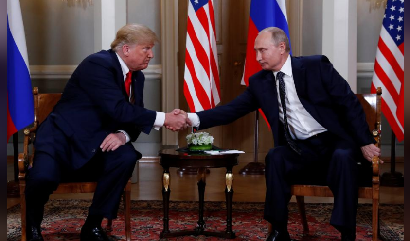 Trump sits down with Putin after denouncing past U.S. policy on Russia