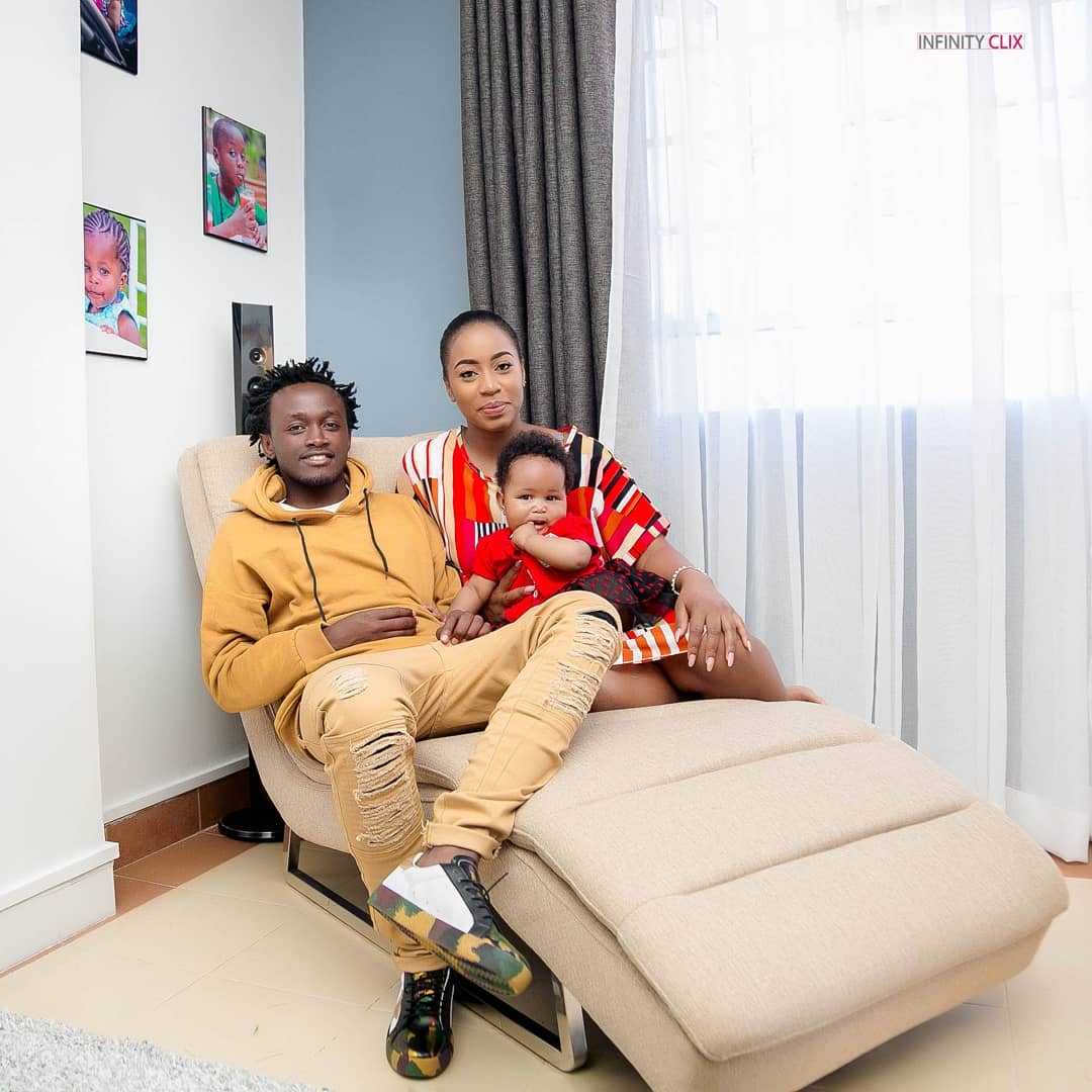 Kenyan Gospel singer Bahati surprises wife with a new house