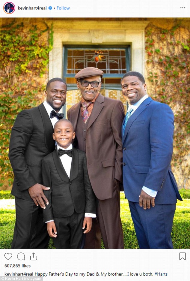 Kevin Hart welcomes his former drug addict father into his family